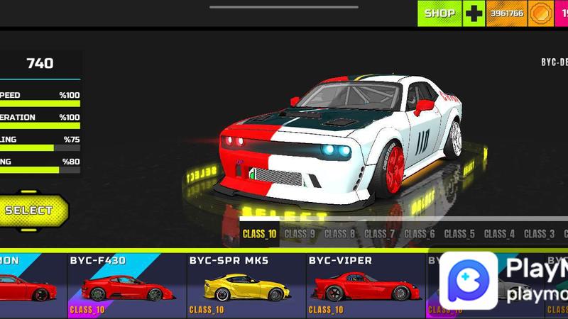 Скачать проект дрифт 2.0 Multiple color-contrasting painted cars For Project Drift 2.0 Mods