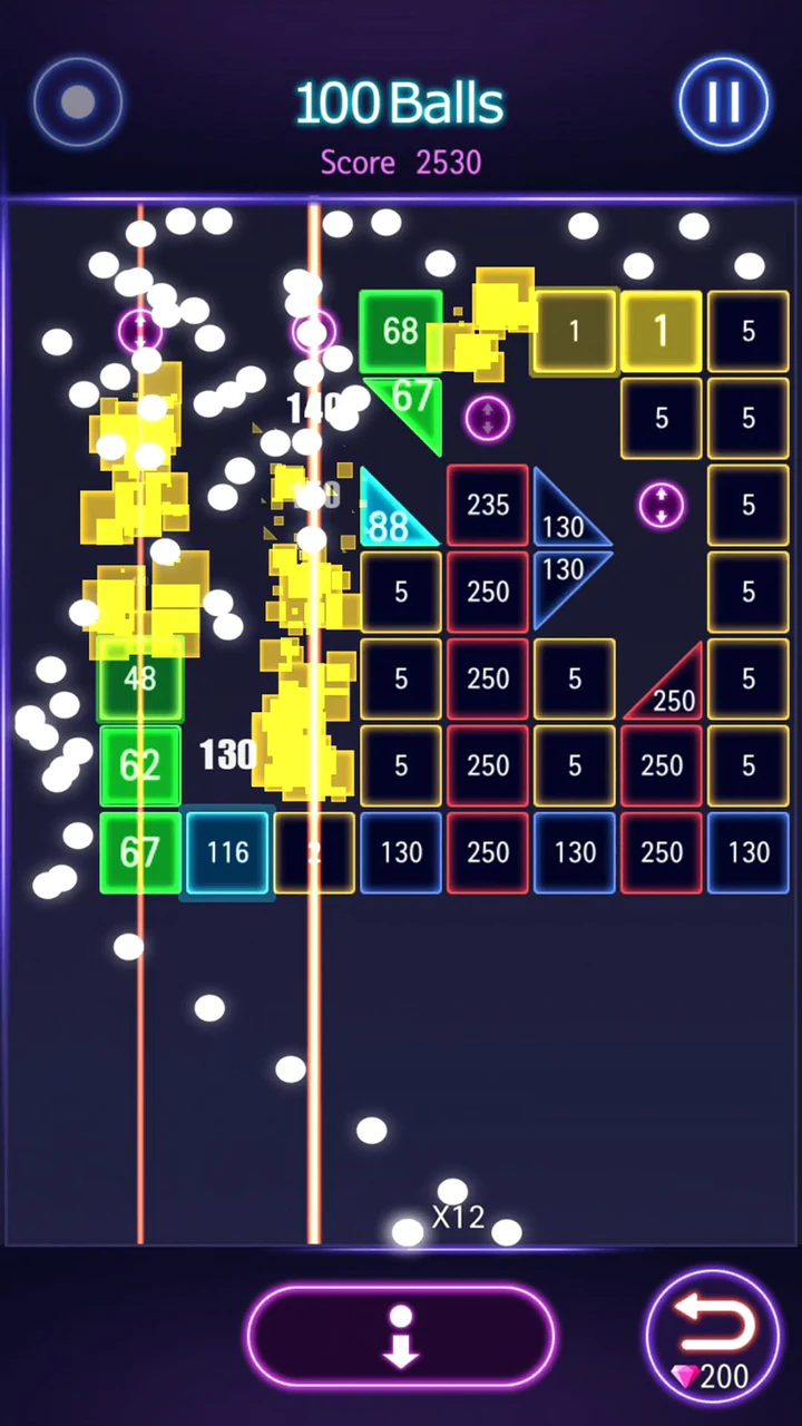 Скачать Bricks Breaker Hit - Glow Ball MOD APK v1.0.35 для Android