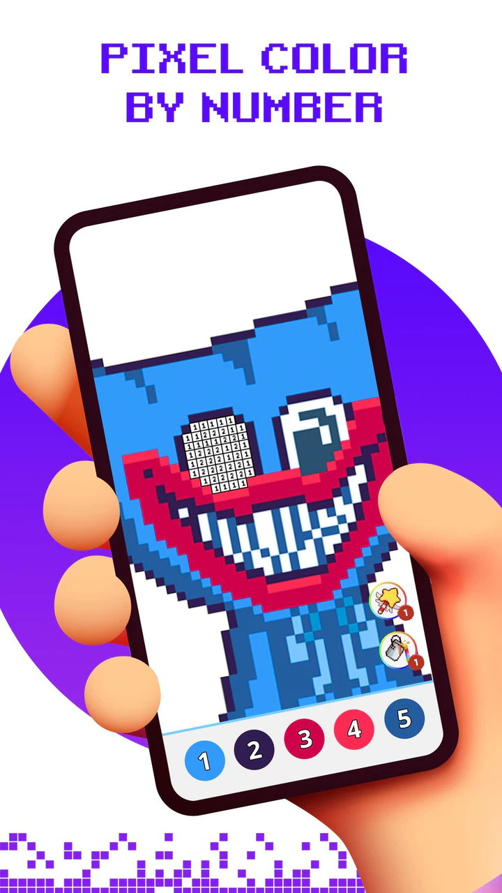 Скачать Pixel by Number - Pixel Art MOD APK v1.7.4 для Android