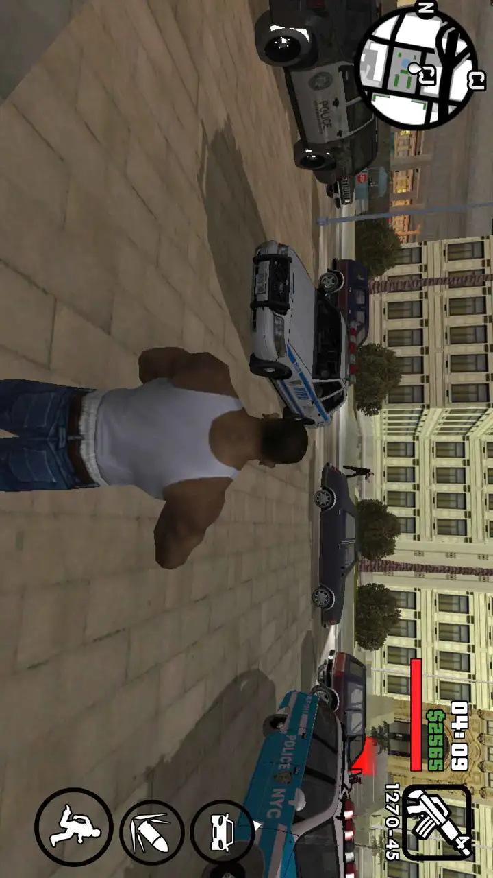 Скачать GTA Grand Theft Auto: San Andreas MOD APK v1.09 (Полицейская машина  мод + чит-меню) для Android