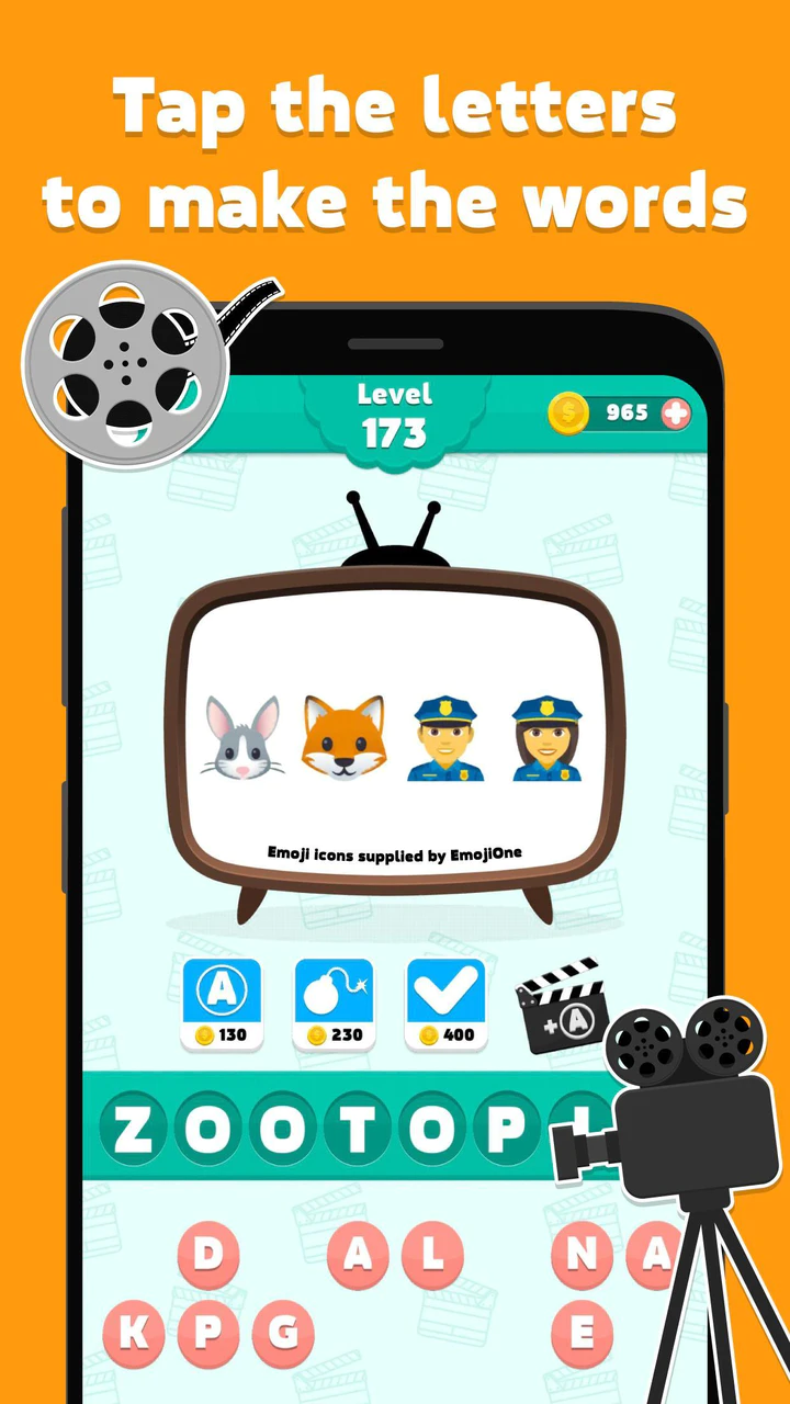 Скачать Movie Quiz Emoji - Guess Film APK v1.05 для Android