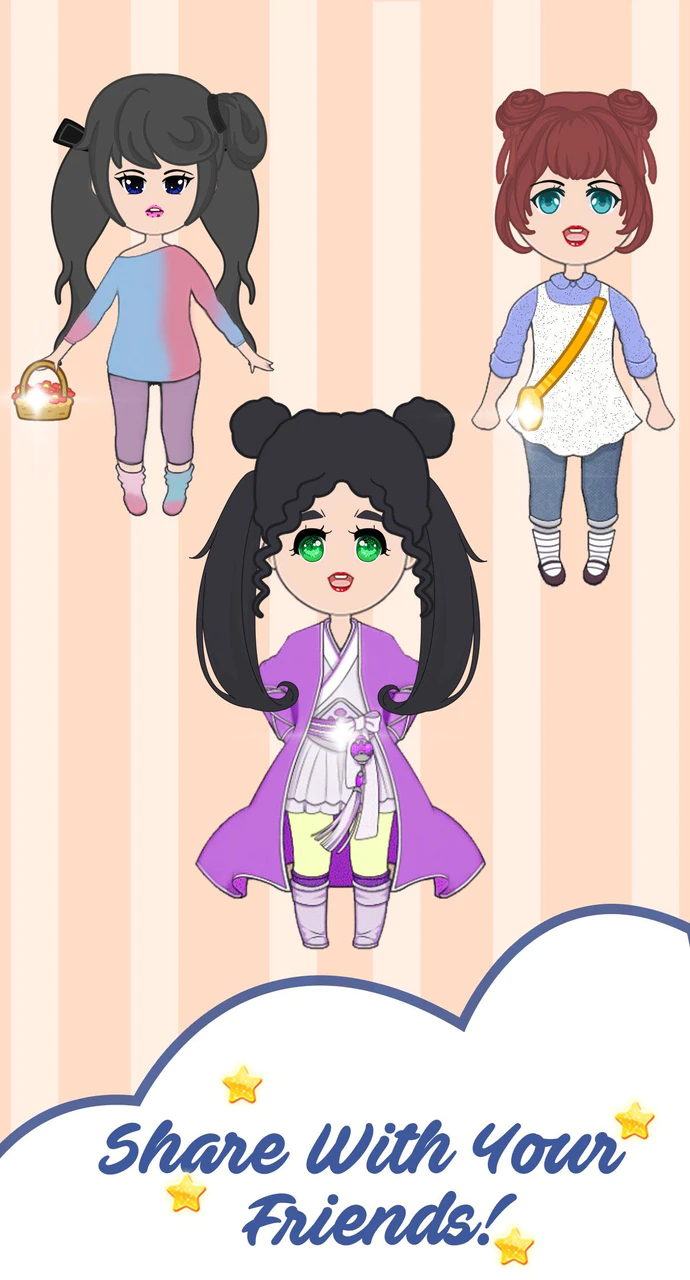 Скачать Chibi Dolls Avatar Maker Games APK v1.4 для Android