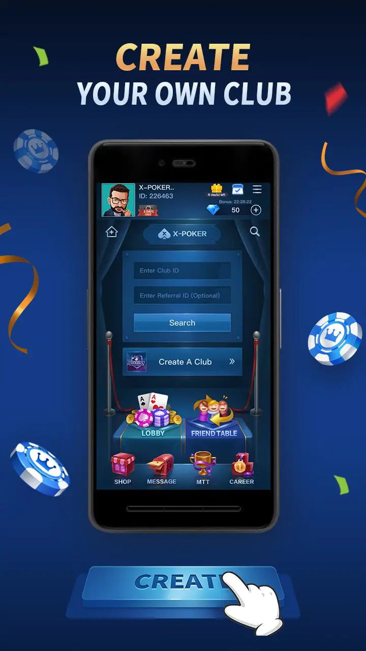 Скачать X-Poker - Online Home Game MOD APK v1.11.0 для Android