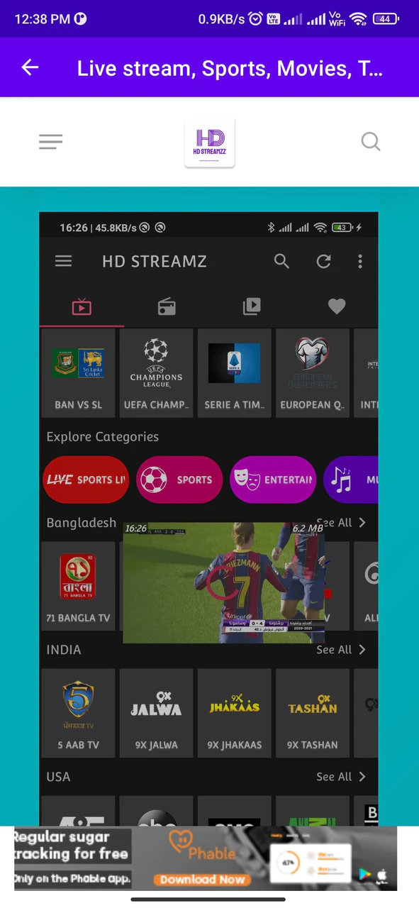 Hd streamz live online tv cricket