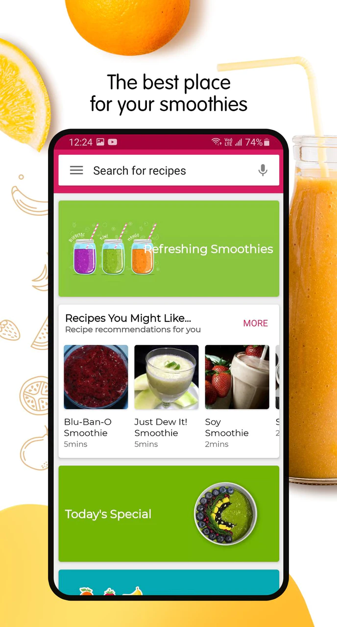 Скачать Рецепты смузи APK v31.0.3 для Android
