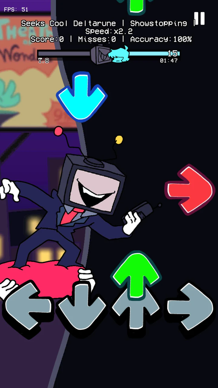 Скачать FNF Seek Cool Deltarune BF Mod APK v1.2 для Android