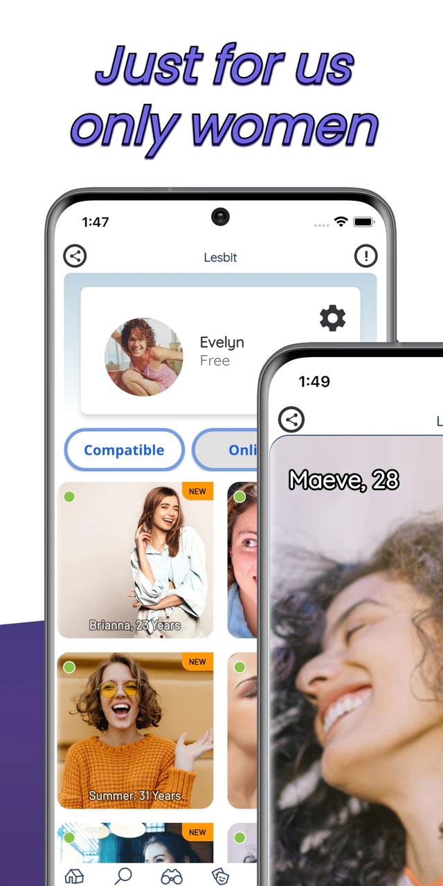 Descargar Lesbit - chat lesbianas app MOD APK v2.4.25 para Android