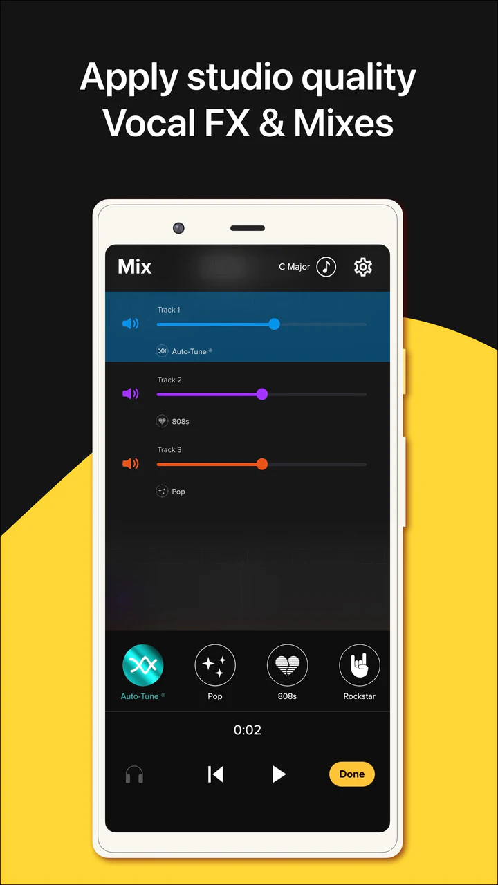 Скачать OffTop: Auto-Tune Rap Studio MOD APK v22.5.22 для Android