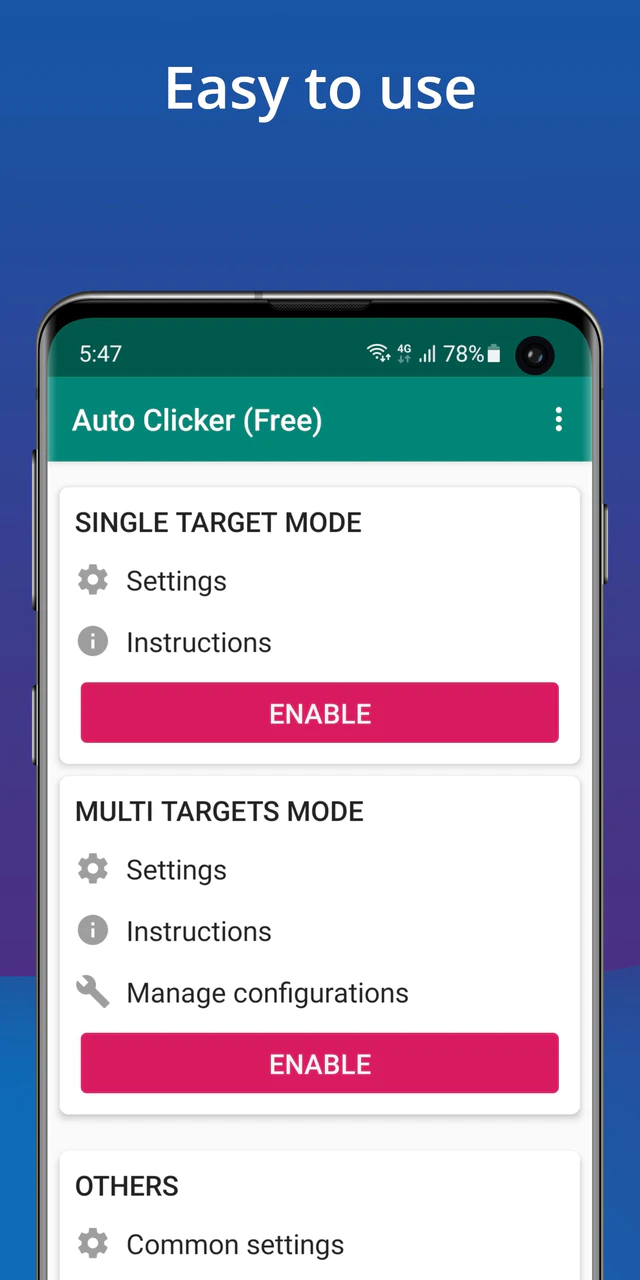 Скачать Auto Clicker - Automatic tap MOD APK v1.6.5 (Без рекламы) для  Android