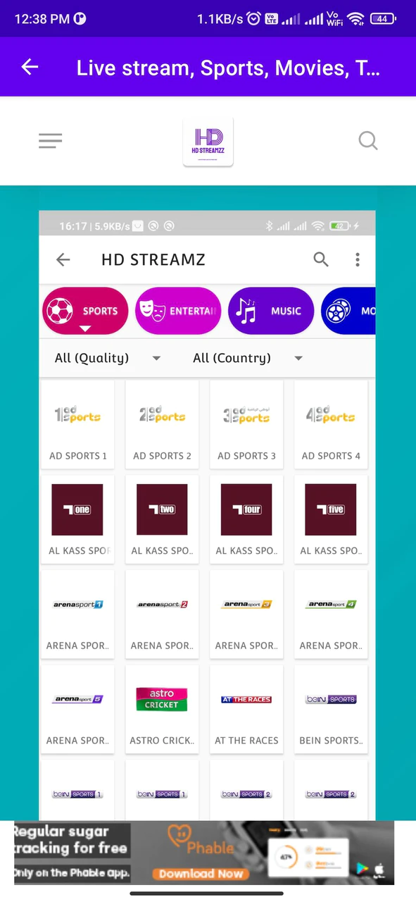 Hd streamz live online cricket app