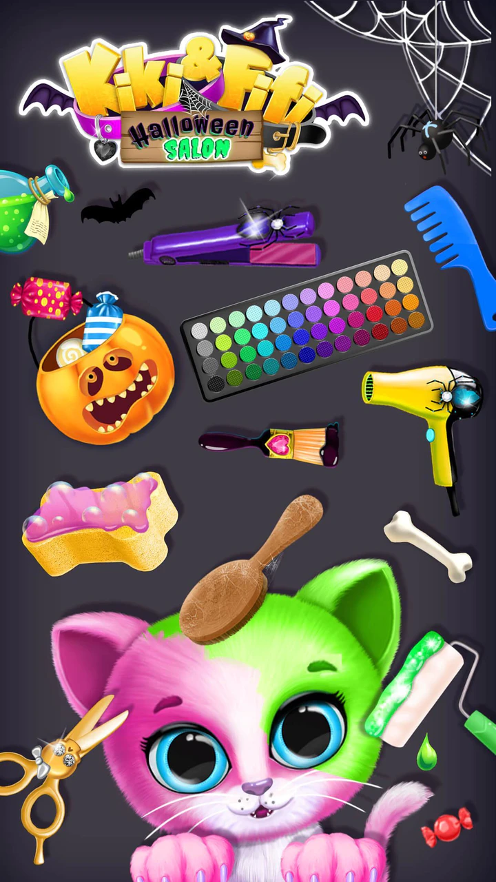 Скачать Kiki & Fifi Halloween Salon APK v5.0.11526 для Android