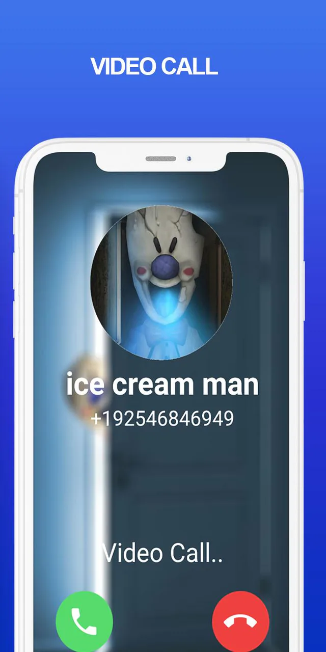 Скачать ice scream man fake call advance MOD APK v1.1 для Android