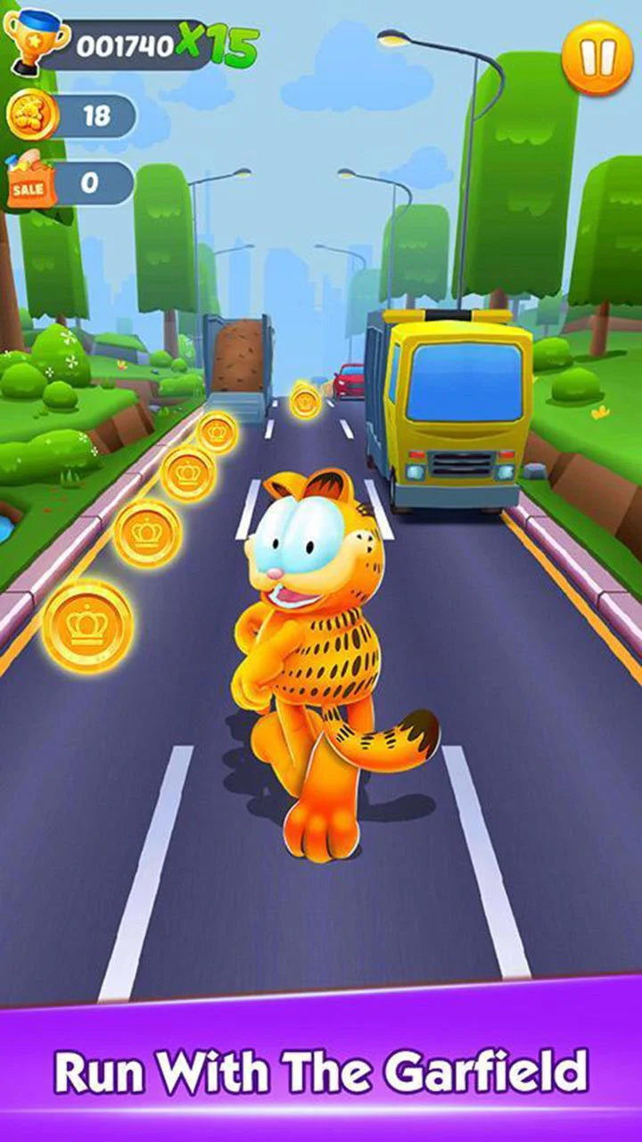 Скачать Garfield Rush MOD APK v6.2.0 (Против) для Android