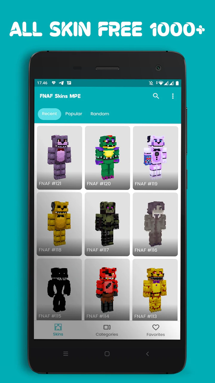 Скачать FNAF Skins Minecraft PE MOD APK v1.0 для Android