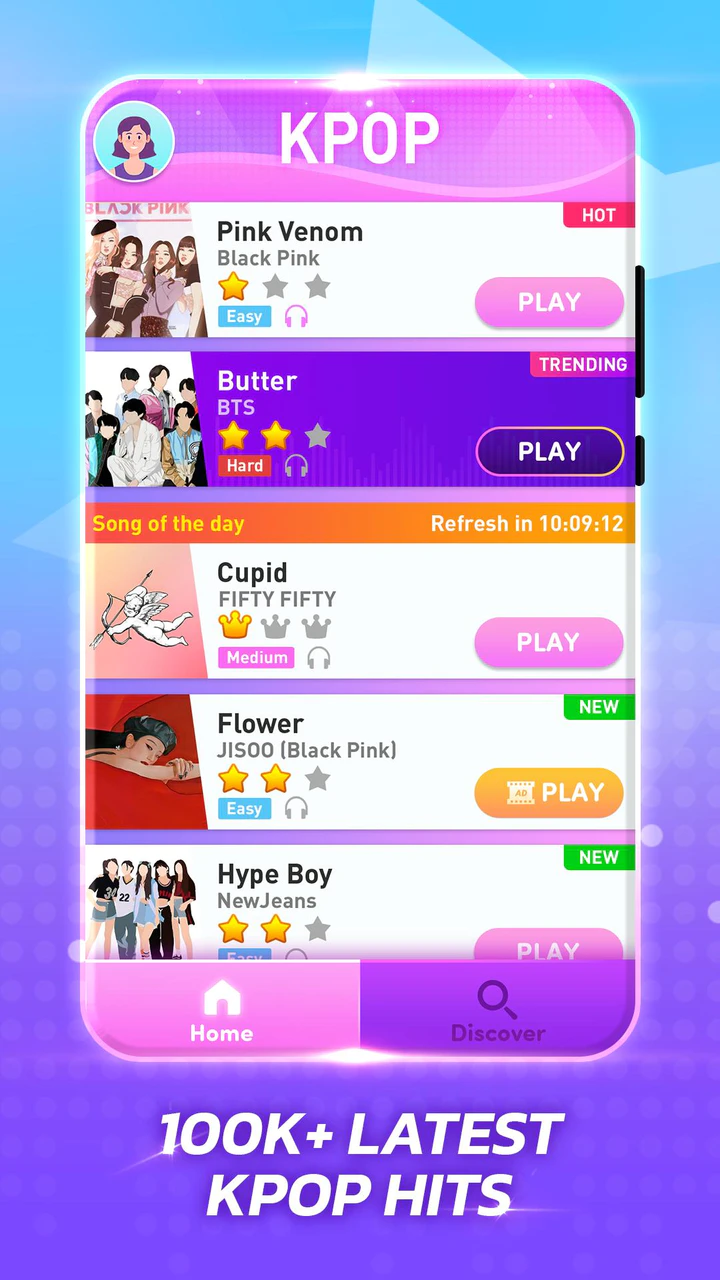 Скачать Kpop Magic Tiles - Piano Color APK v1.0.5 для Android