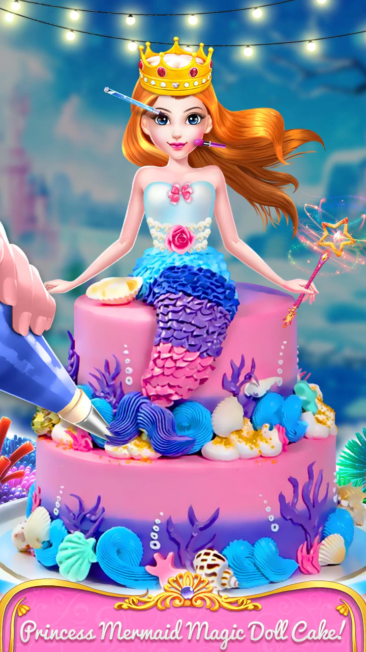 Fun 3D Cake Cooking Game My Bakery Empire Color, Decorate & Serve Cakes -  Fit For A Princess Cake - YouTube