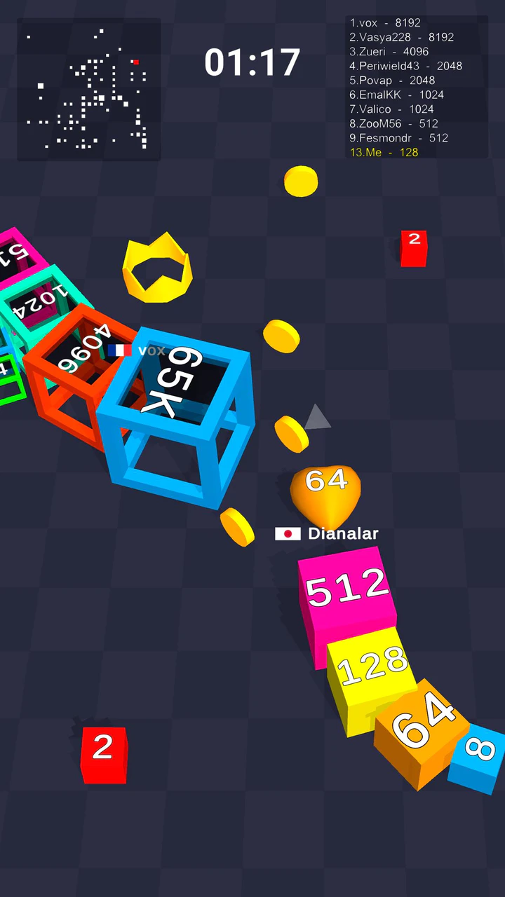 Скачать Cube Arena 2048: Merge Numbers APK v1.0.59 для Android