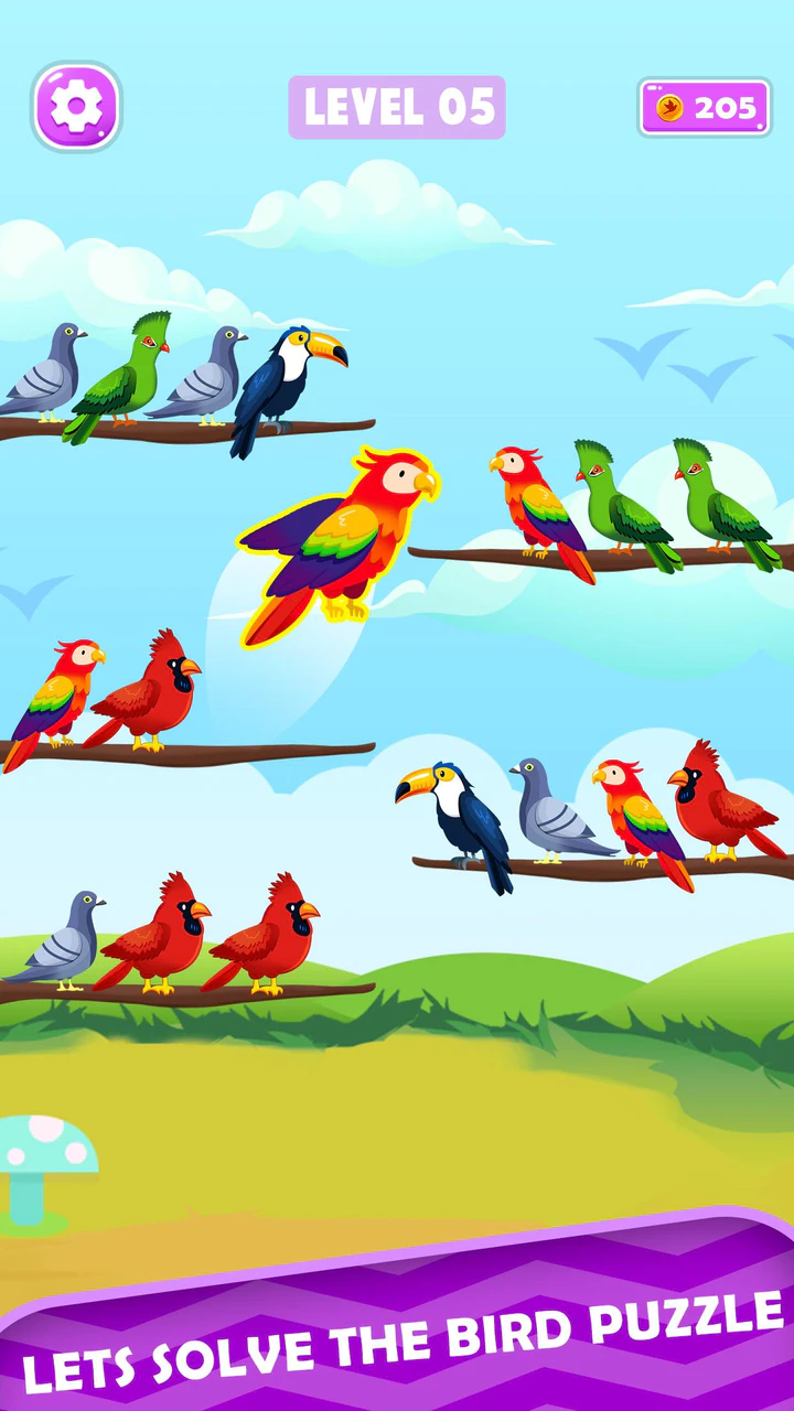 Скачать Bird Sort Puzzle - Bird Games MOD APK v0.25 для Android