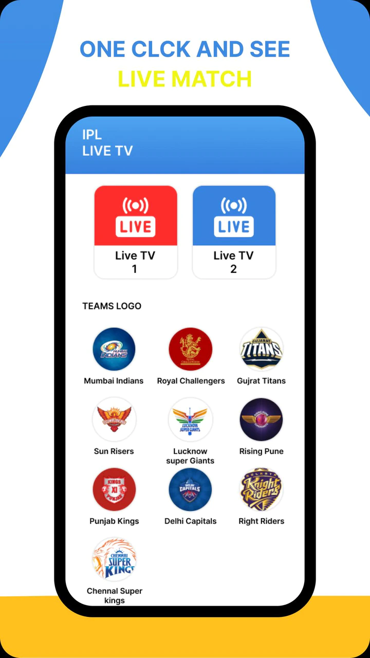 Live cricket tv online ipl match