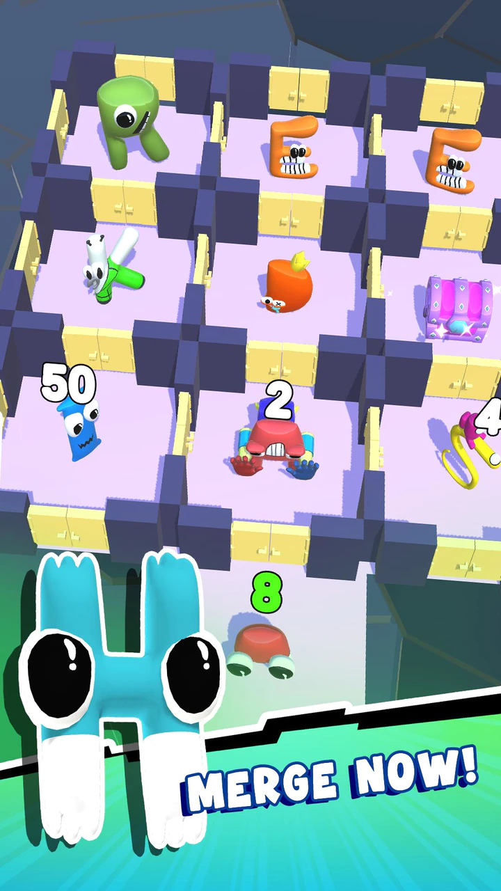 Скачать Merge Alphabet: Room Maze APK v1.6 для Android