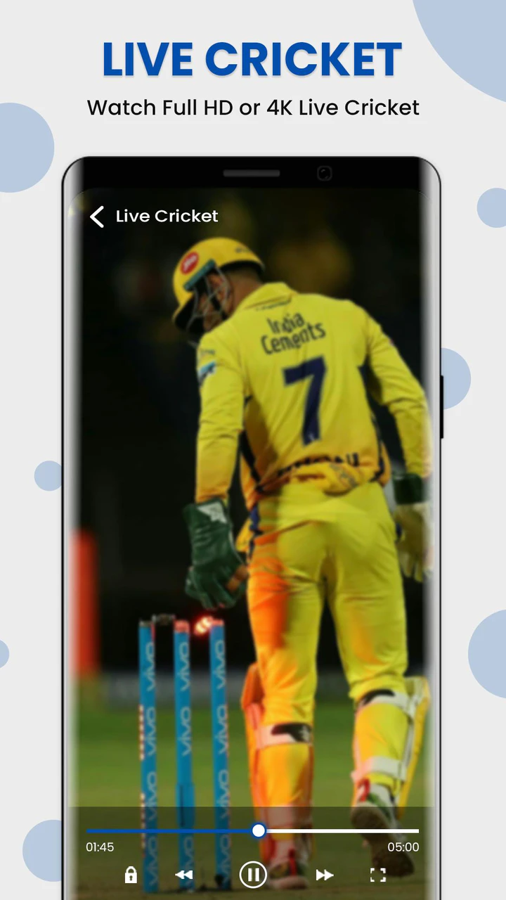 Ipl live best sale match mod apk