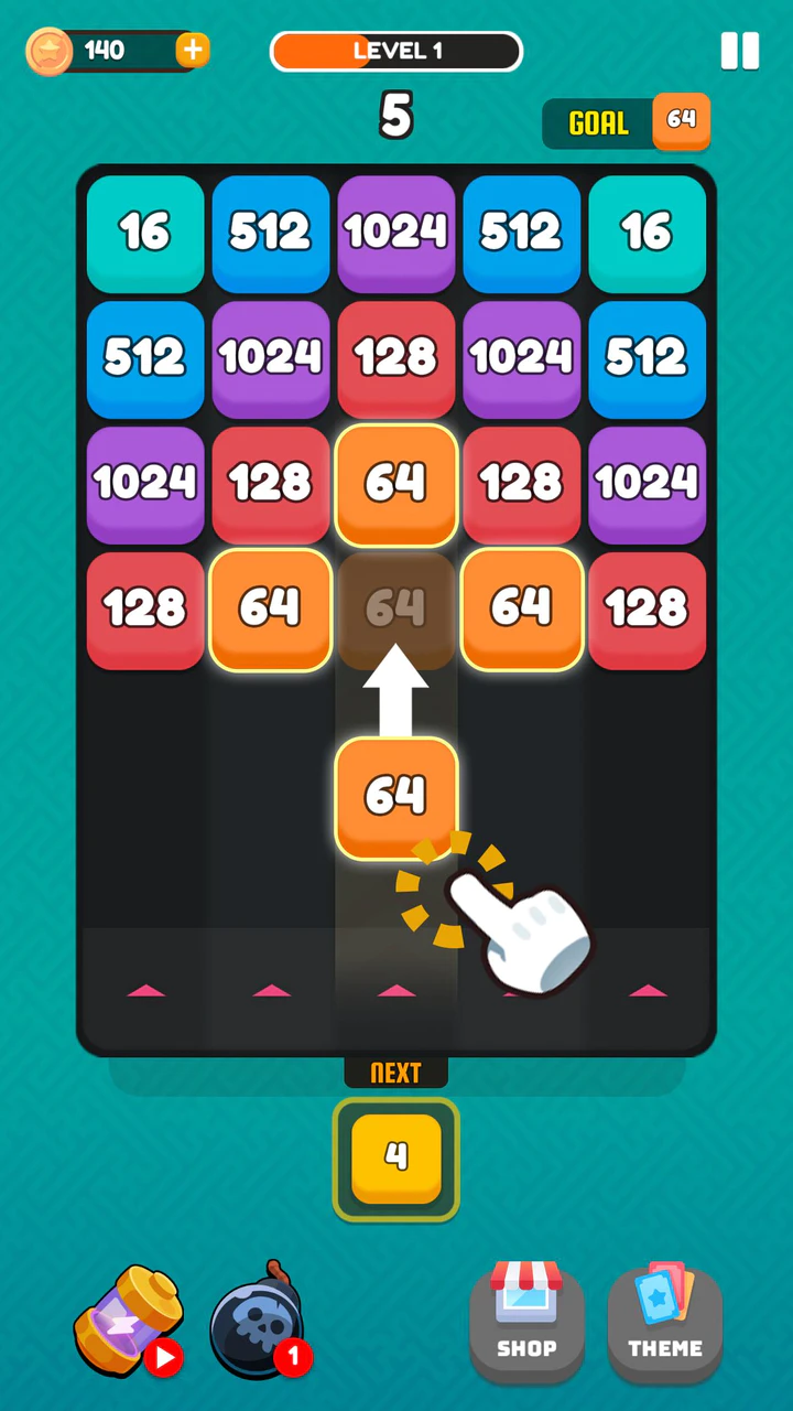 Скачать Number Shoot - Merge 2048 APK v1.1.1 для Android