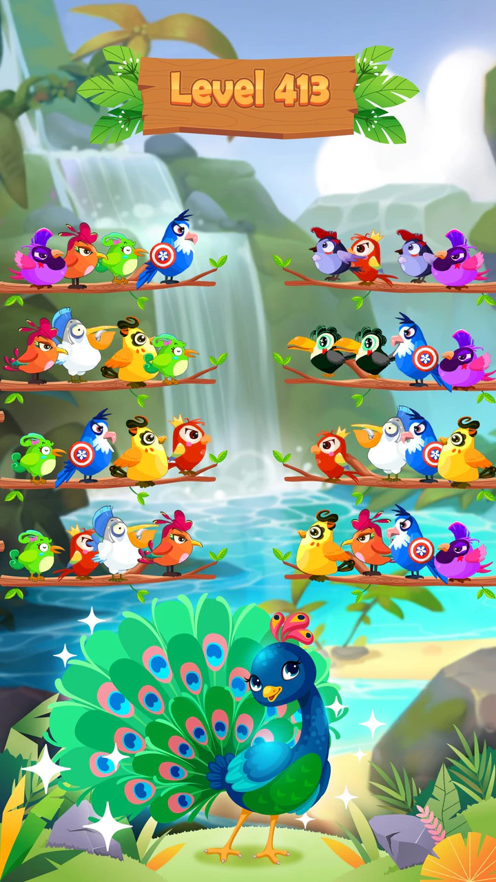 Скачать Bird Sort Puzzle: Color Sort MOD APK v1.1.1 для Android