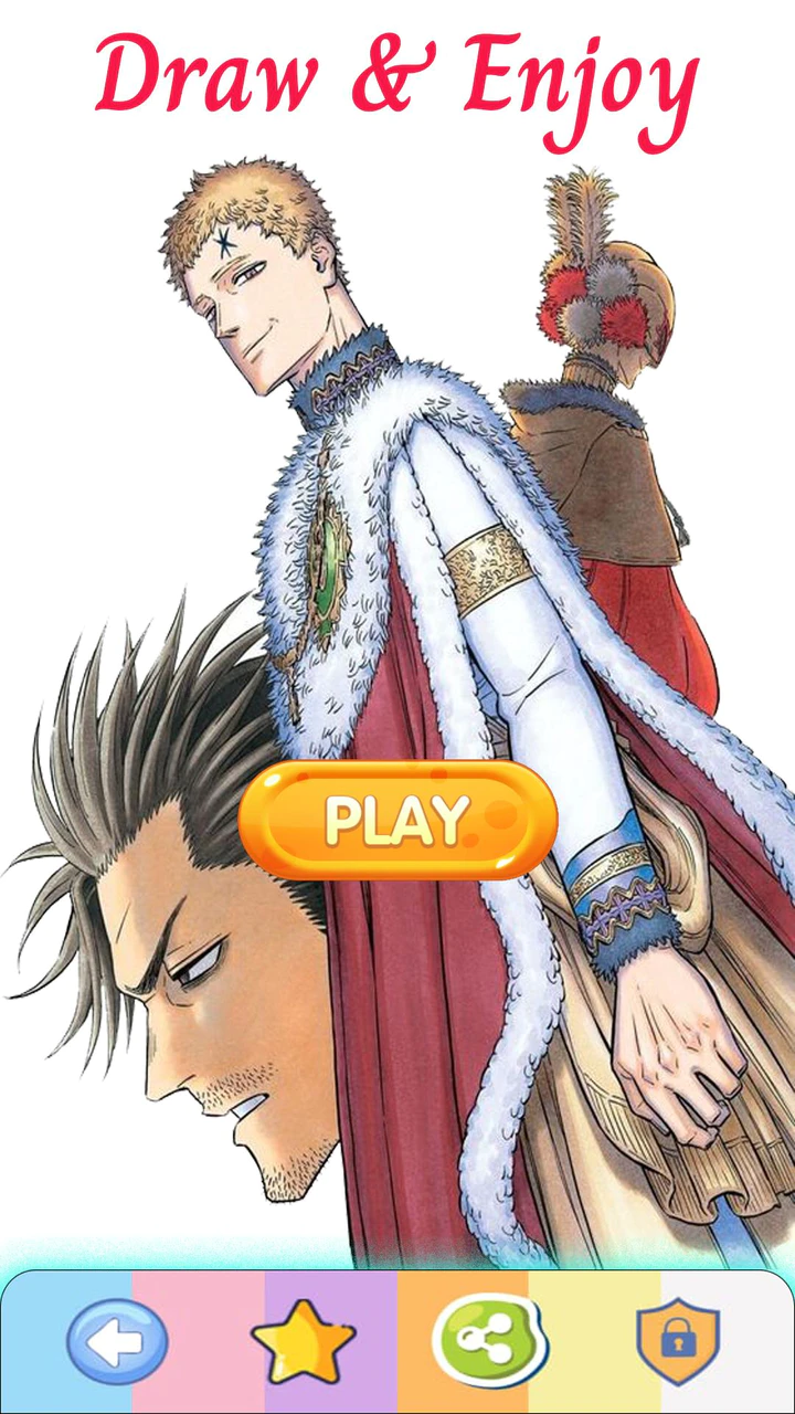 Скачать Black Clover Coloring Anime APK v2.0 для Android