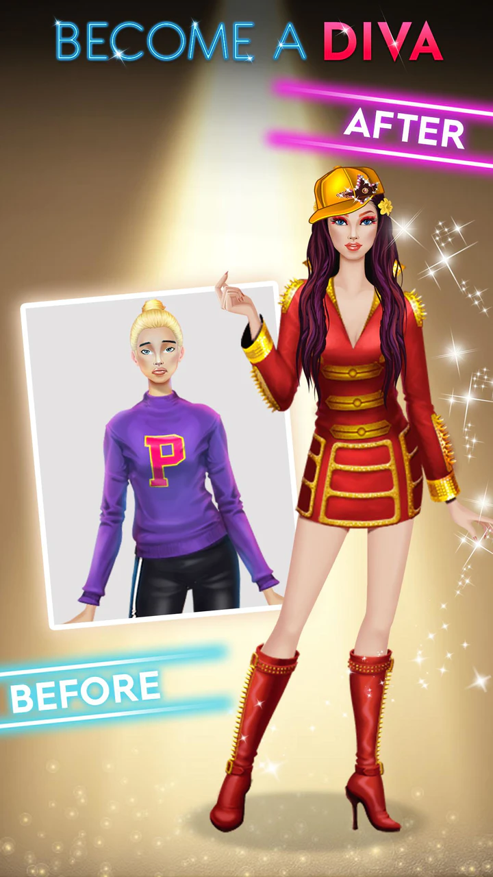 Download Fashion Diva Dress Up Stylist APK v3.9 For Android