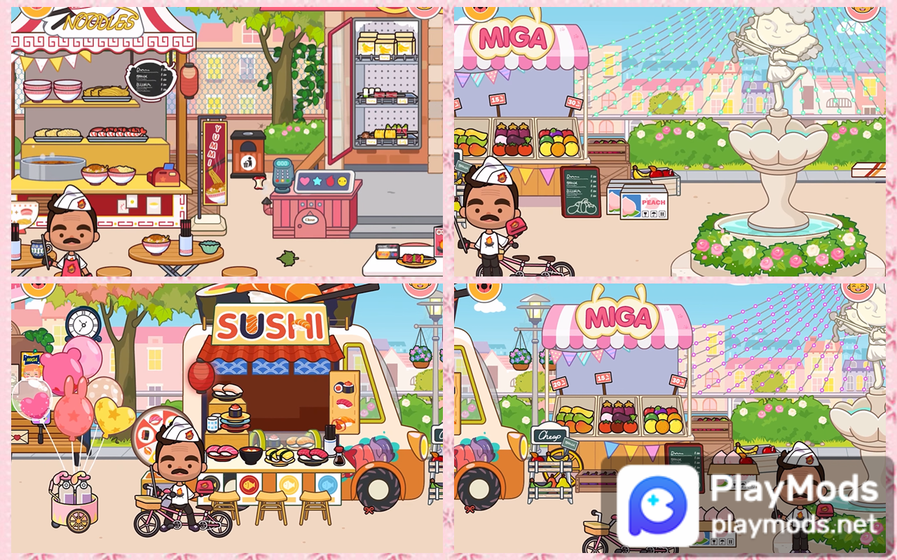 Miga Town My World Will Add A Food Park in the Next 1.66 Update