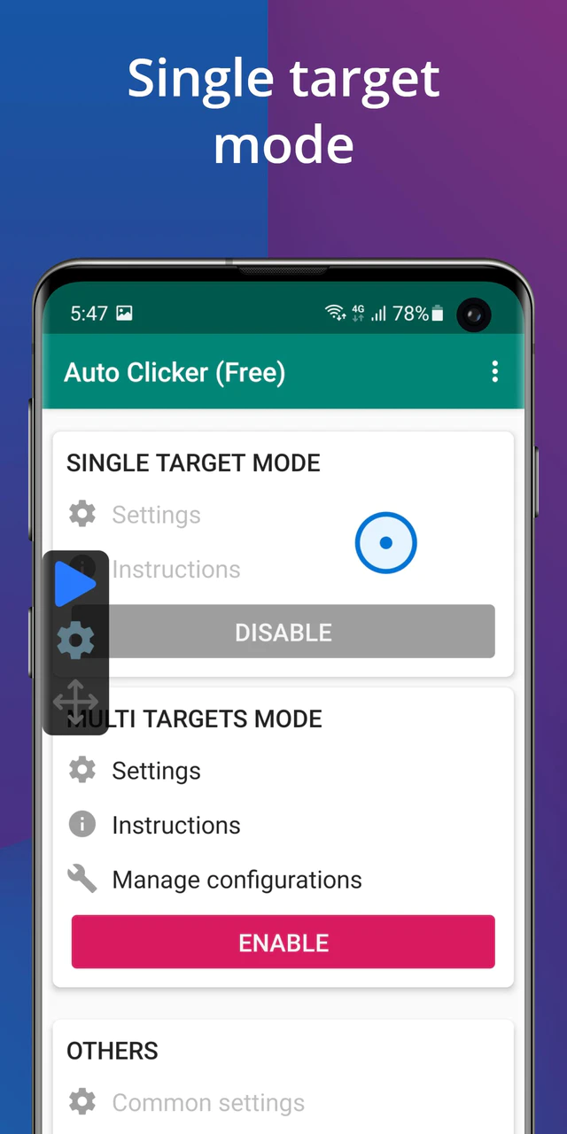 Скачать Auto Clicker - Automatic tap MOD APK v1.6.5 (Без рекламы) для  Android