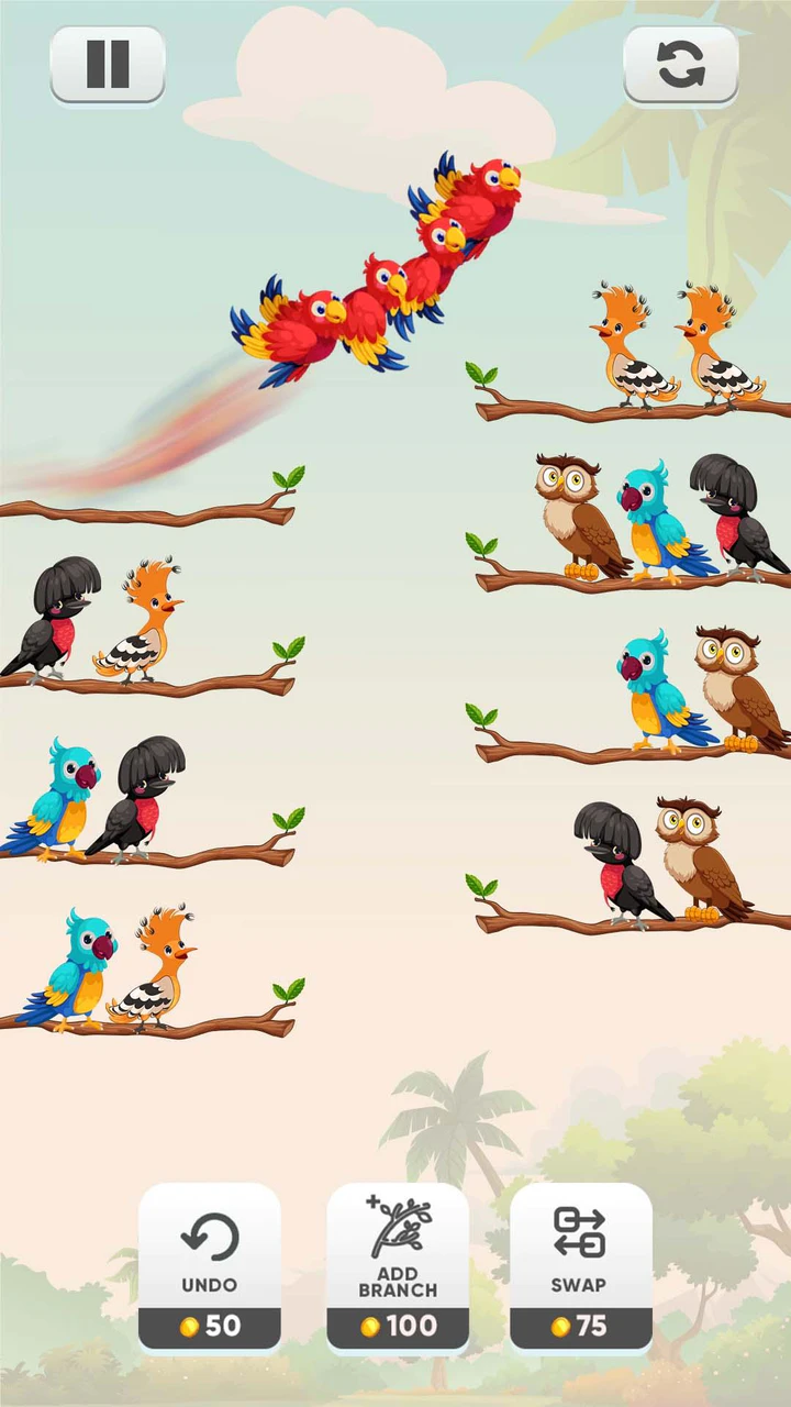 Скачать Bird Sort Color Puzzle APK v1.0.9 для Android