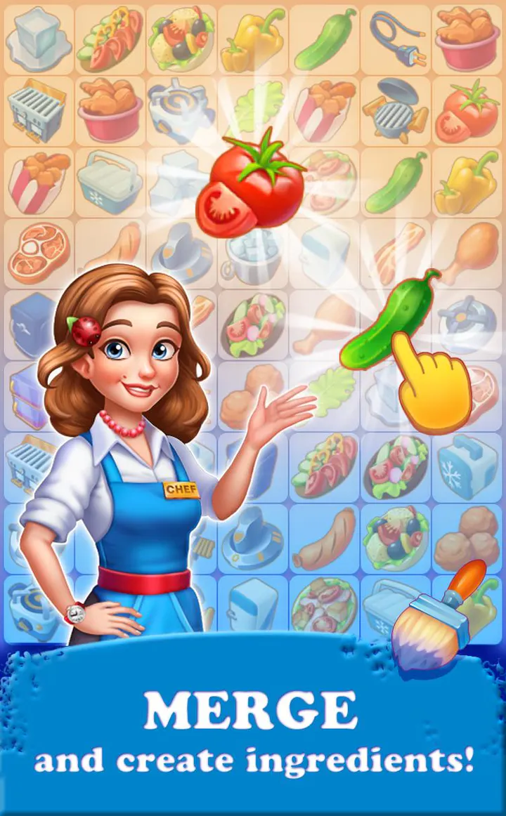 Скачать Merge Meal: Tasty Cafe Story APK v3.1.7 для Android