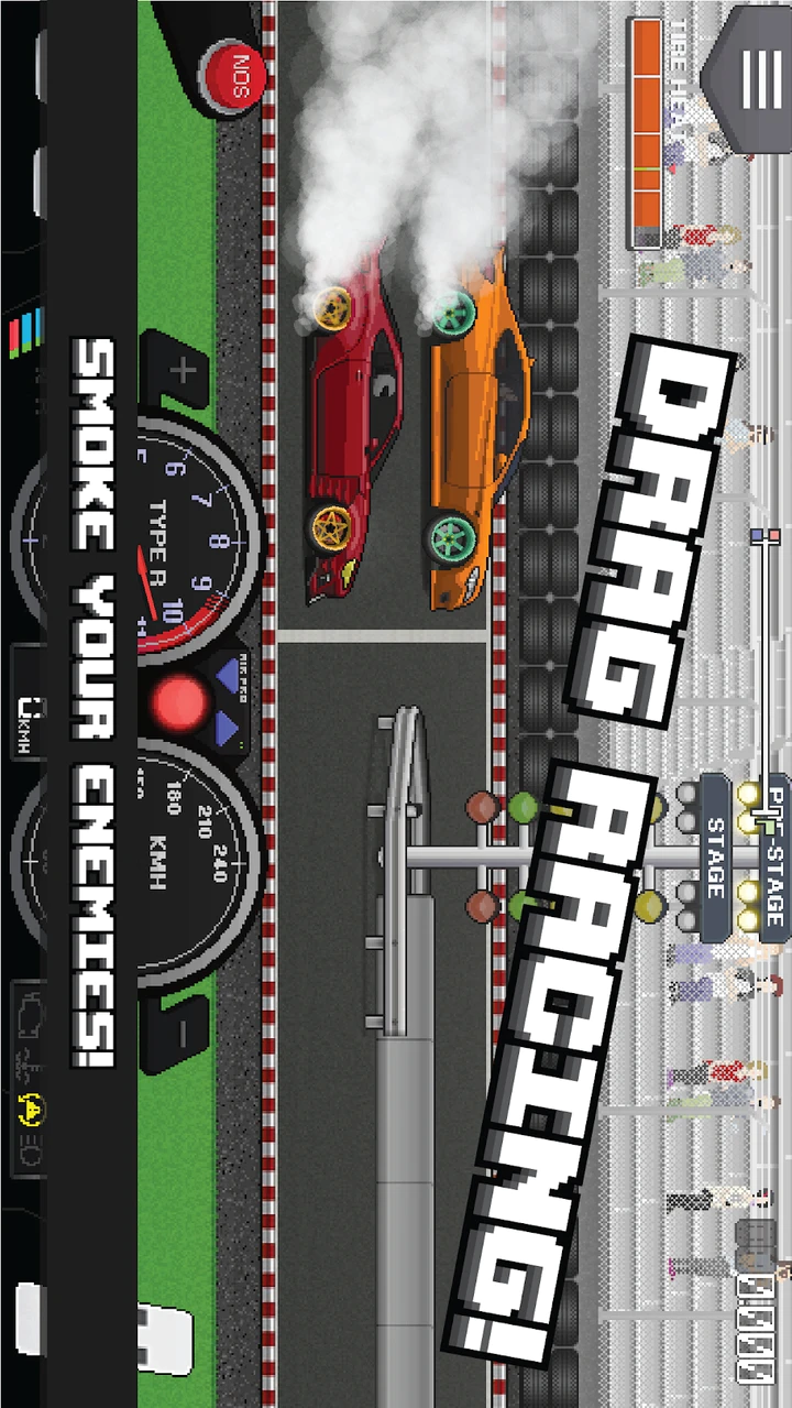 Скачать Pixel Car Racer MOD APK v1.2.5 для Android