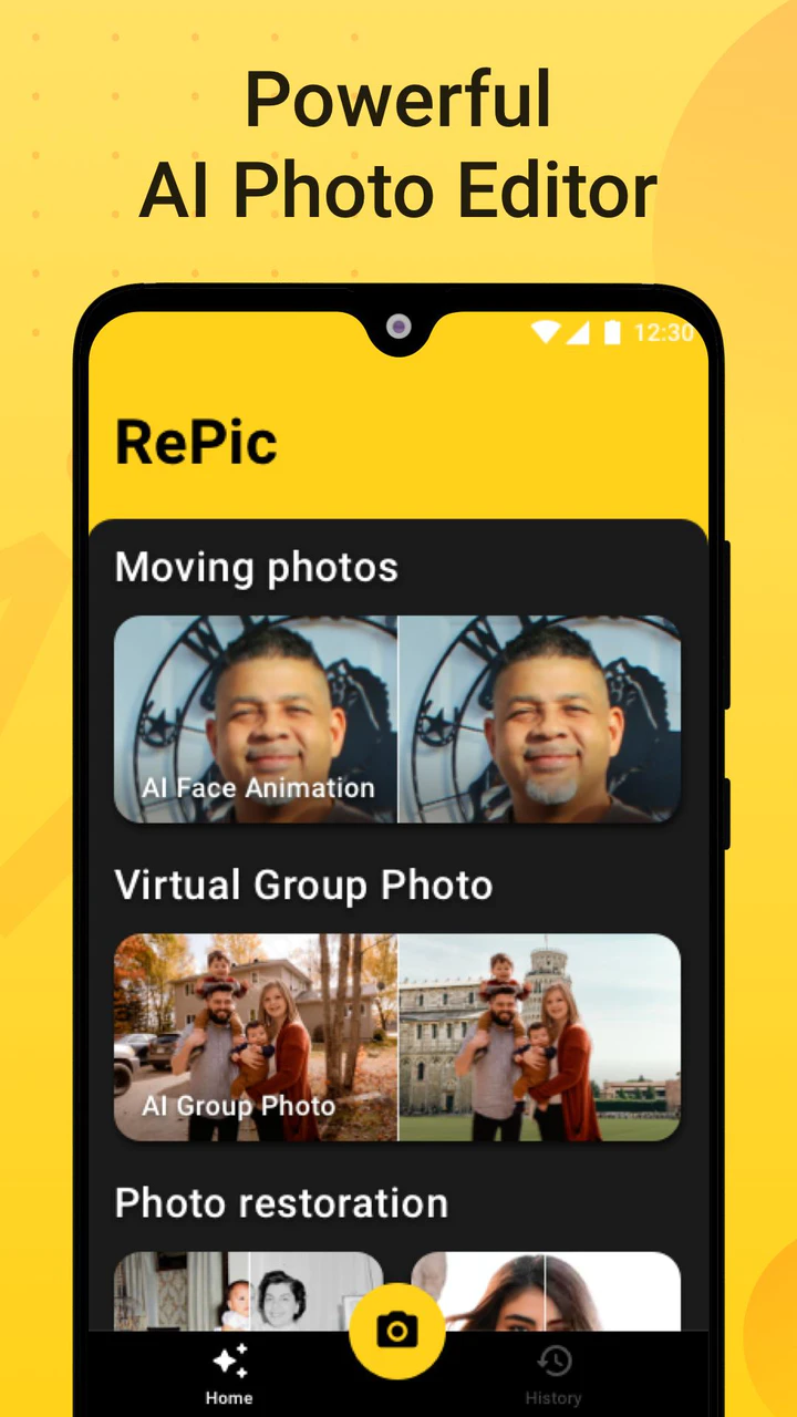 Скачать AI Photo Editor - RePic MOD APK v1.2.9.69 для Android