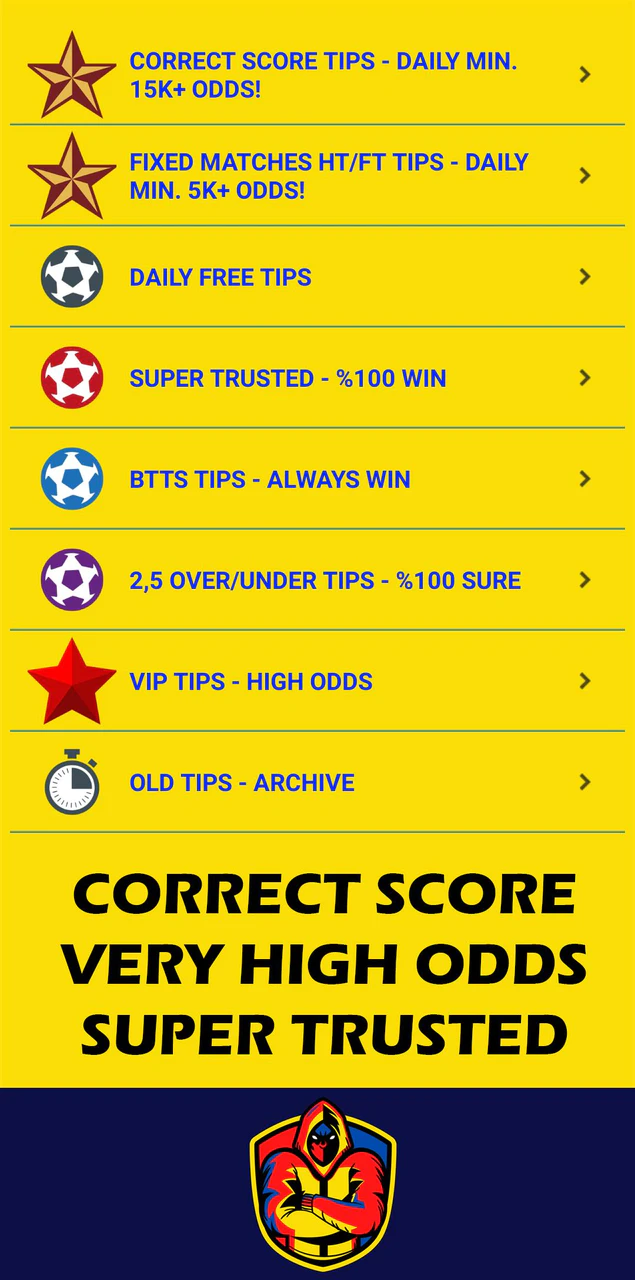 Guaranteed correct score deals tips