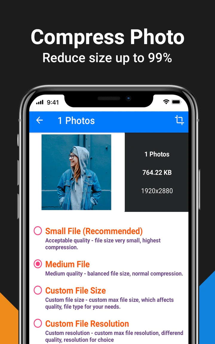 Скачать Сжатие - Уменьшить размер фото MOD APK v2.4 для Android