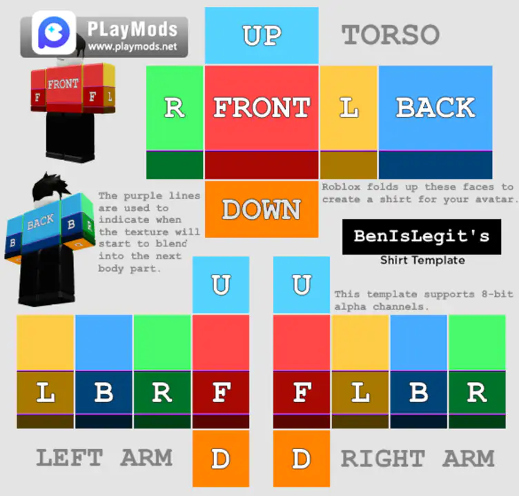 mod-le-de-chemise-roblox-comment-faire-une-chemise-roblox-playmods