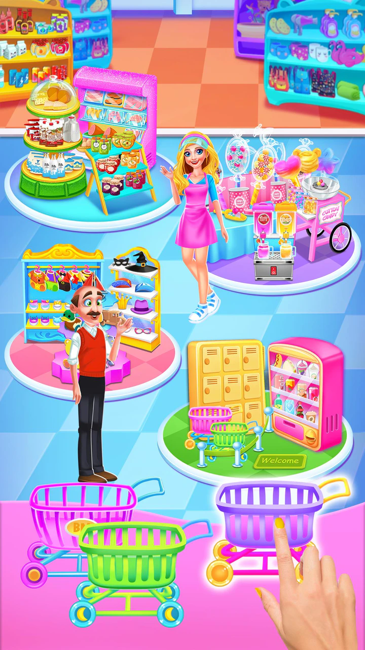 Скачать Supermarket Girl Cleanup House MOD APK v2.1 для Android