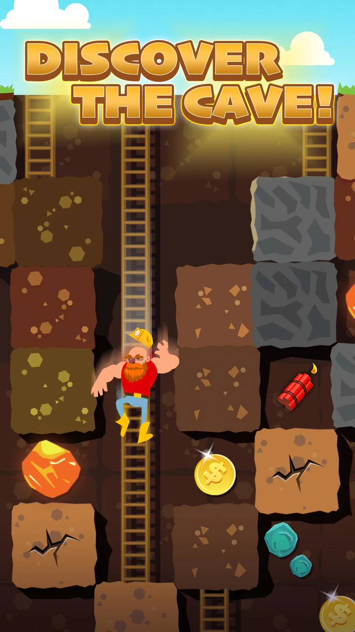 Скачать Gold Digger FRVR - Mine Puzzle MOD APK v2.8.7 для Android