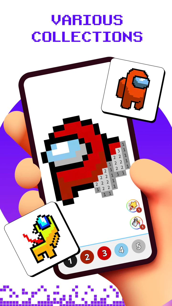 Скачать Pixel by Number - Pixel Art MOD APK v1.7.4 для Android