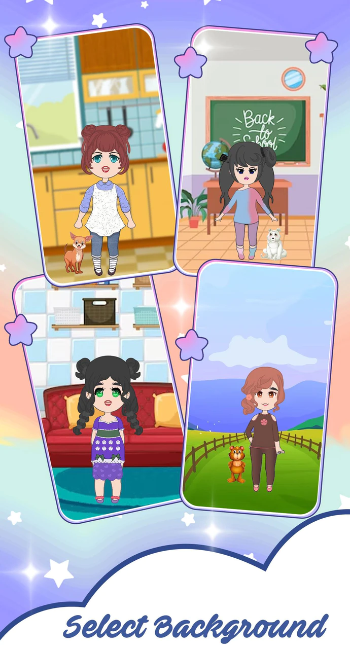 Скачать Chibi Dolls Avatar Maker Games APK v1.4 для Android