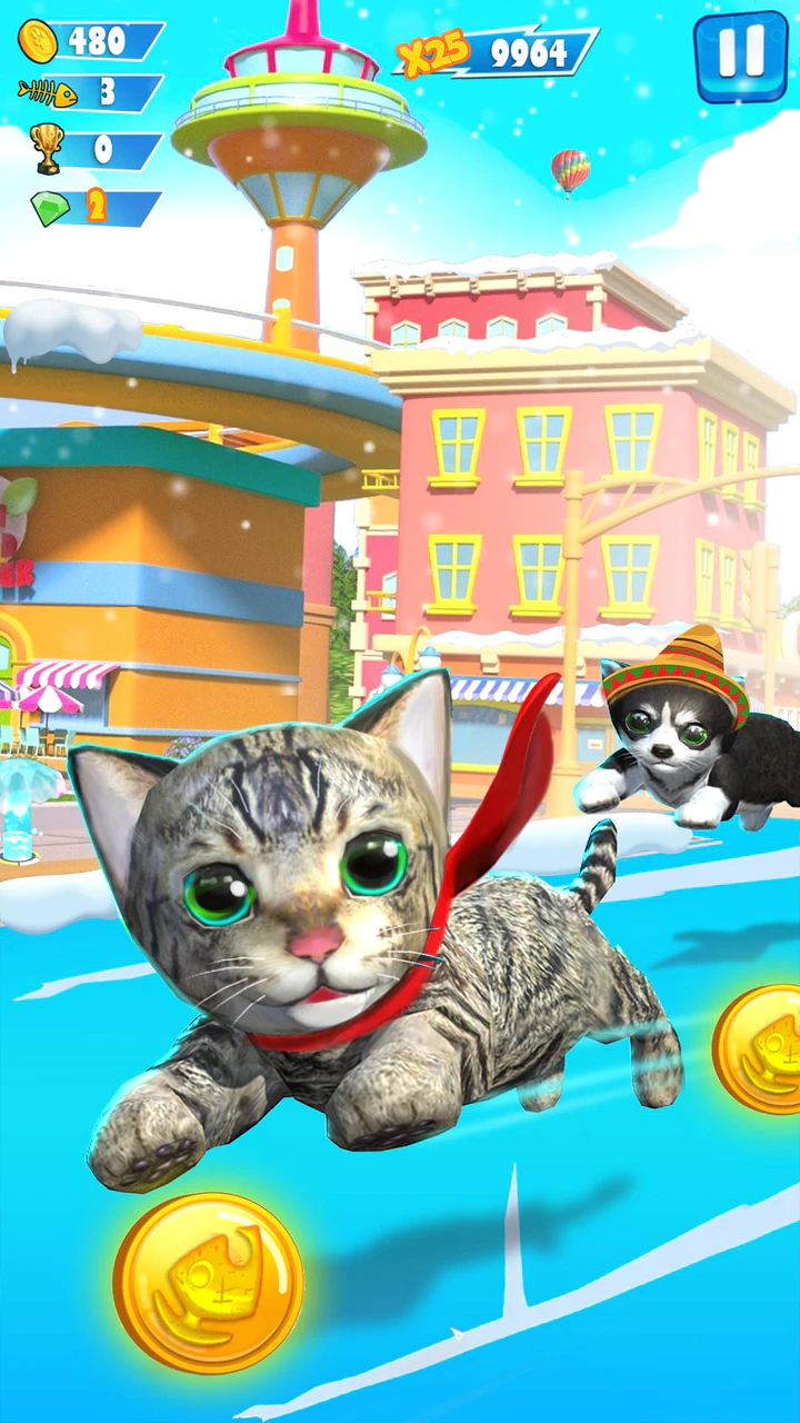 Скачать Pet Run - Cat Runner Game APK v1.0.2 для Android