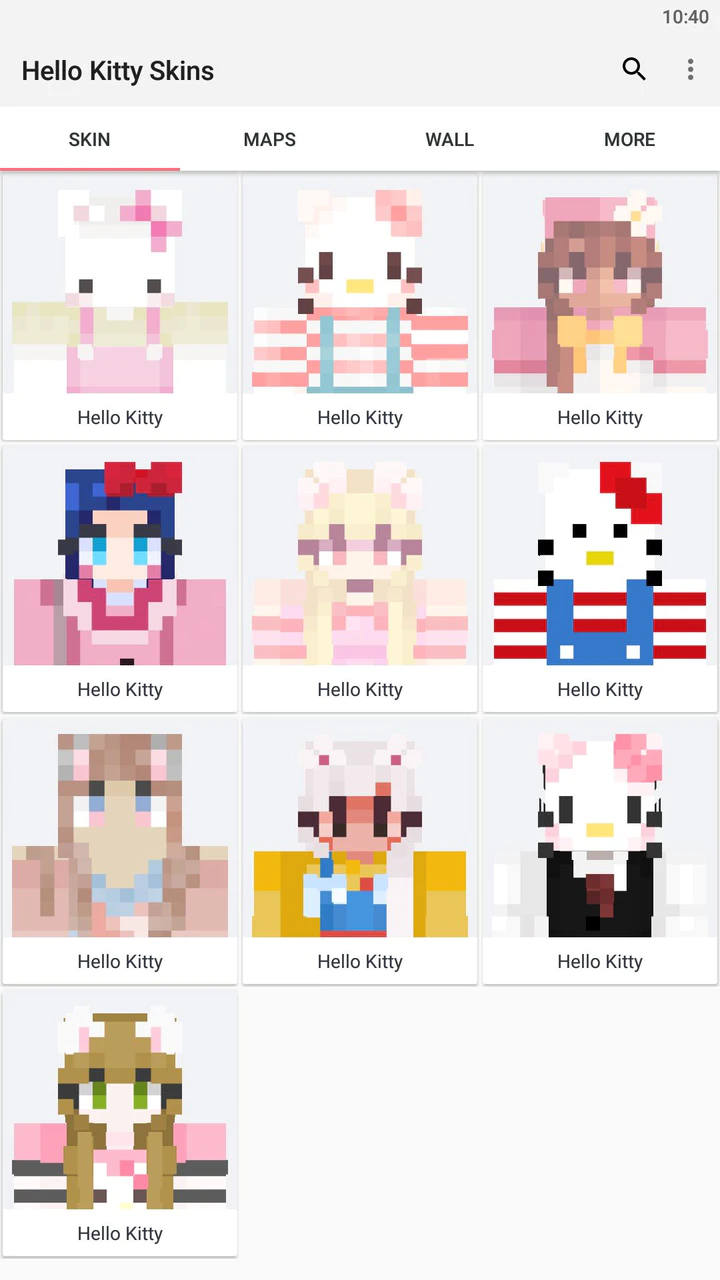 Скачать Hello Kitty skins for mcpe MOD APK v1.0 для Android