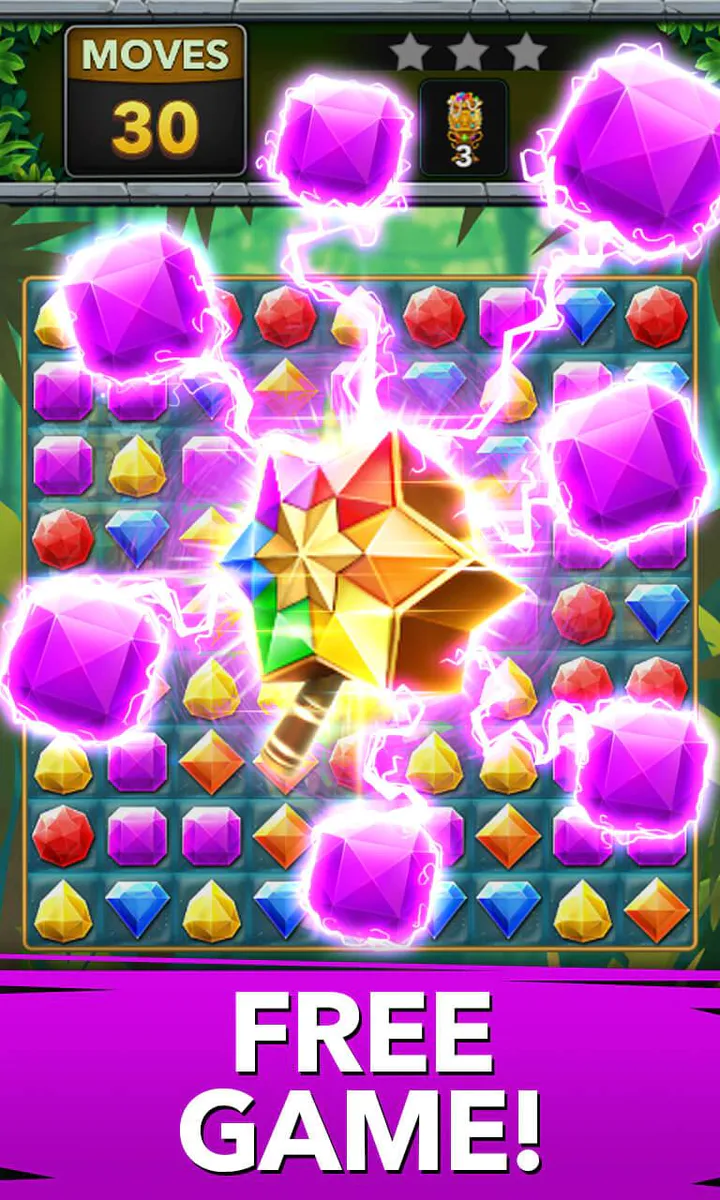 Download Jewels Jungle : 3-Match Game MOD APK v1.8.0 for Android