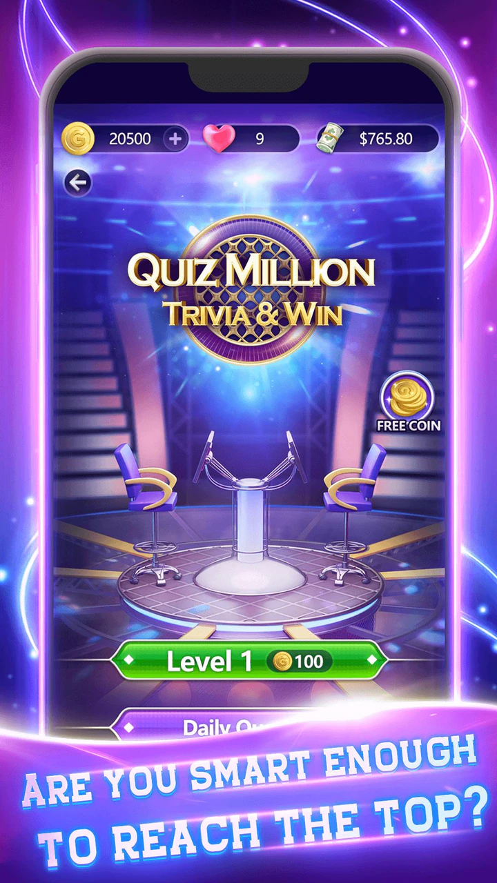 Скачать Quiz Million: Trivia & Win APK v1.4 для Android