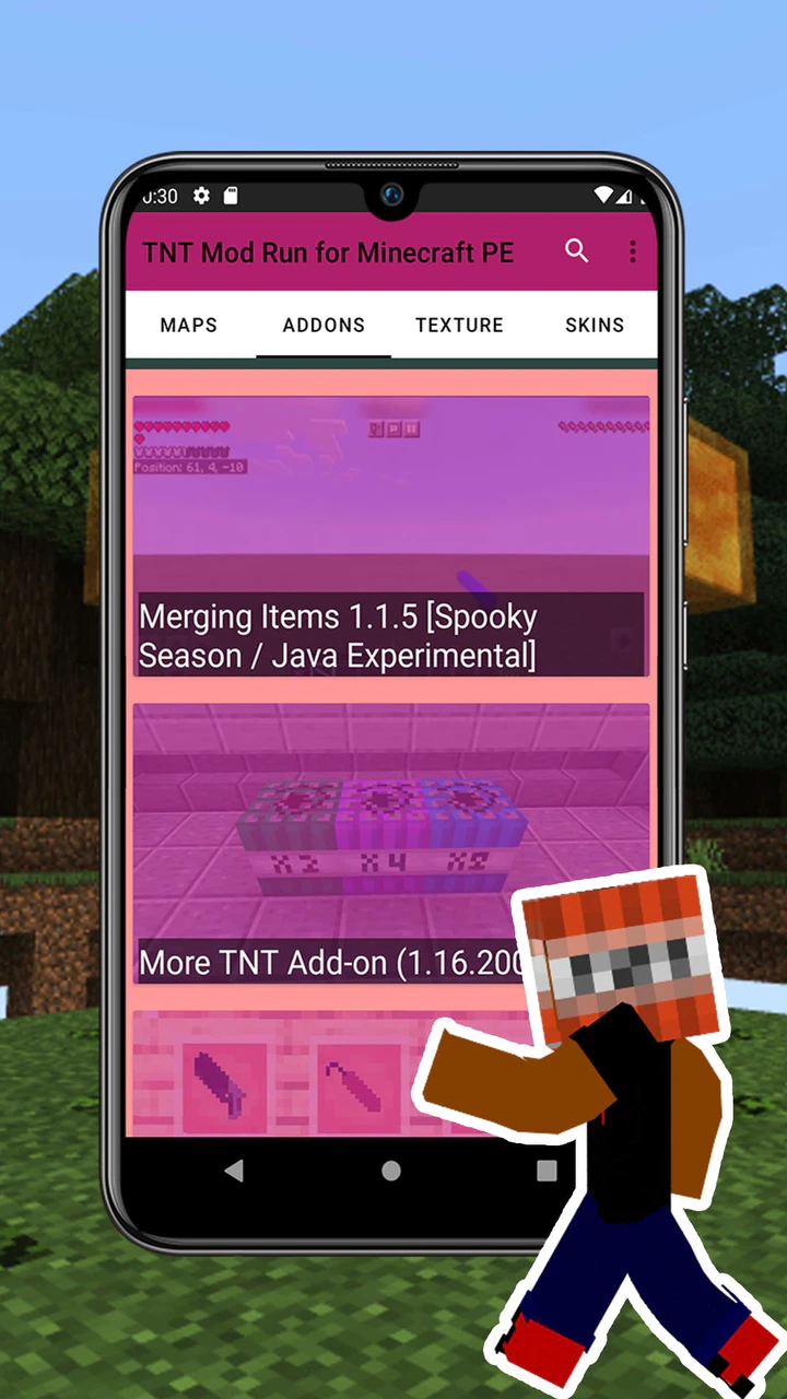 Скачать TNT Mod Run for Minecraft PE MOD APK v1.0 для Android