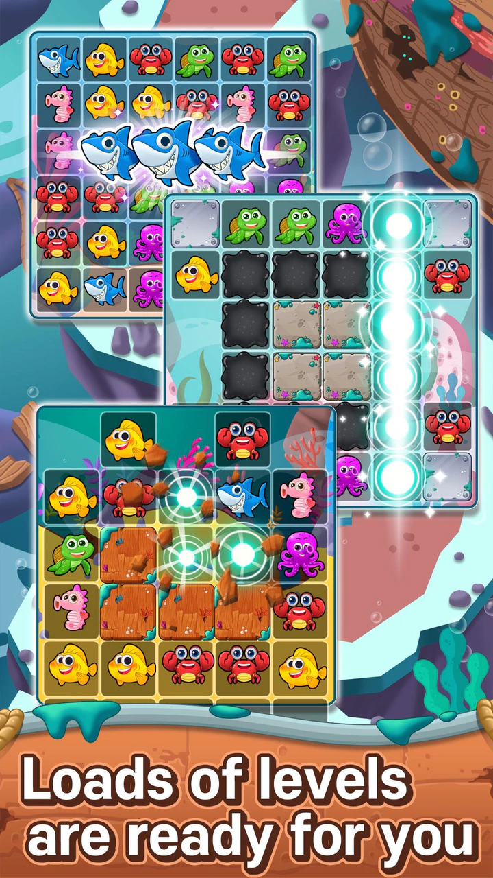 Download Ocean Match-3 Puzzle APK v1.1.3 For Android