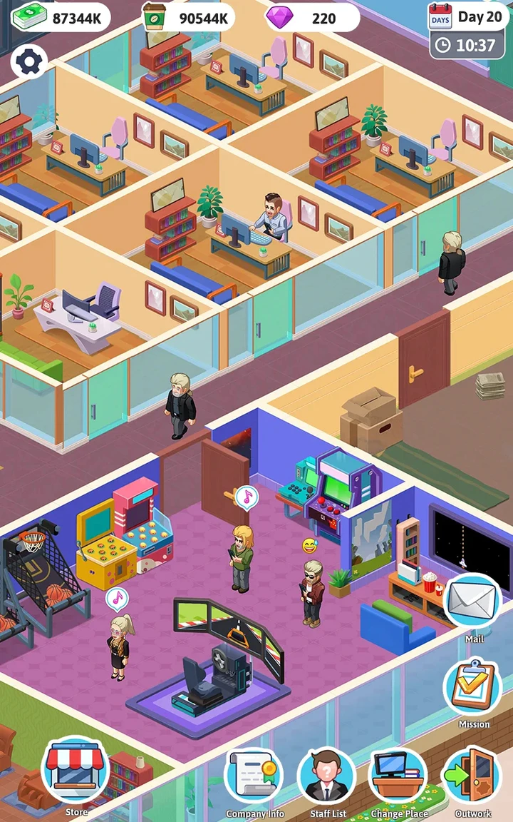   Idle Office Tycoon-Money game    