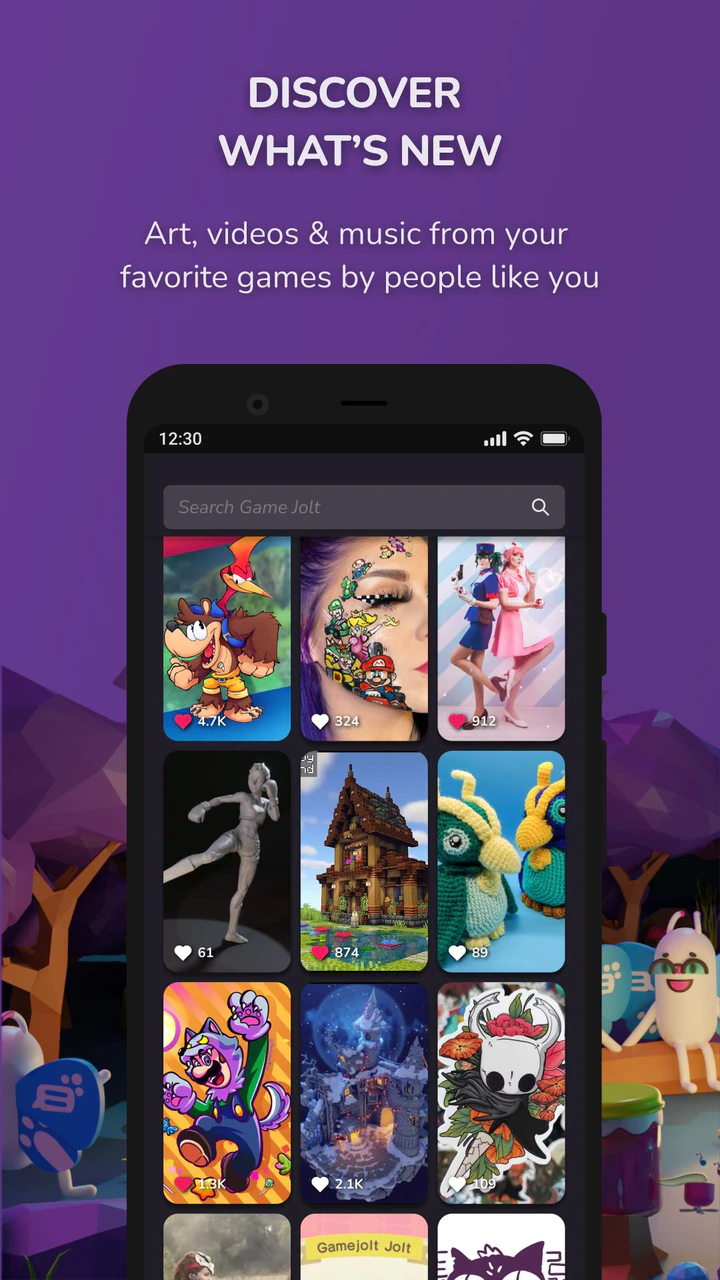 Скачать Game Jolt Social MOD APK v1.1.11 для Android